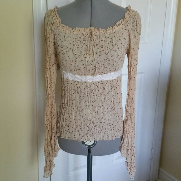 Guess Jeans floral top S - Picture 1 of 6